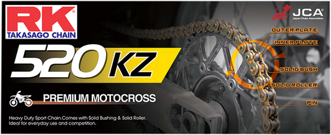 RK 520KZ6 - Heavy-Duty Chain - 120 Links 520KZ6-120