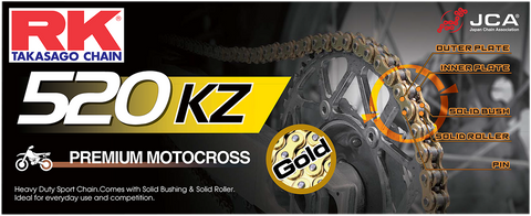 RK GB520KZ6 - Heavy-Duty Chain - 120 Links GB520KZ6-120