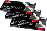 RK 520 - Max-X Chain - 150 Links - Black & Chrome 520MAXX-150-BC