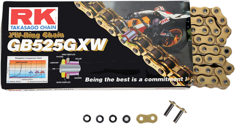 RK GB 525 GXW - Chain - 130 Links GB525GXW-130