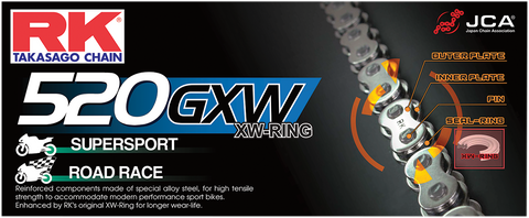 RK 520 GXW - Connecting Link - Clip BK520GXW-CL