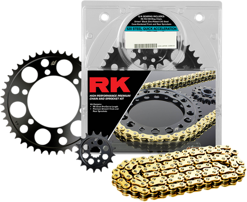 RK Chain Kit - Gold - Kawasaki - EX 650 R '10-'15 2062-109PG