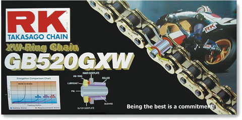 RK GB 520 GXW - Drive Chain - 110 Links GB520GXW-110