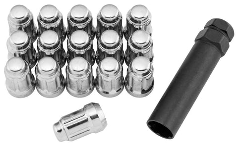 SPLINE LUG NUTS 12X1.25 SILVR