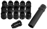 SPLINE LUG NUTS 12X1.5 BLACK