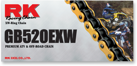 RK 520 EXW - Rivet Connecting Link - Gold GB520EXW R/L