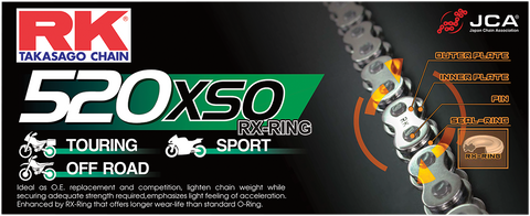 RK 520 XSO - Chain - 118 Links 520XSO118