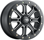 ITP Inertia Wheel - Front/Rear - Black - 14x7 - 4/137 - 5+2 1422525727B