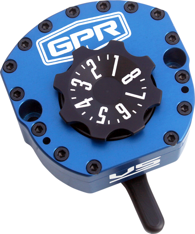 GPR V5-D Steering Damper - Blue - Husky 5-9001-0085B
