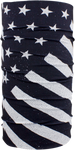 ZAN HEADGEAR Motley Tube - Black/White Flag T091