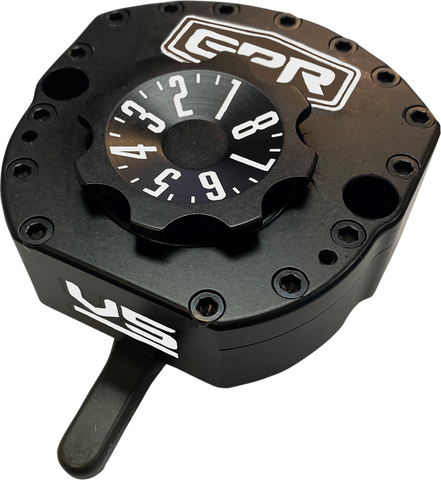 GPR V5-D Steering Damper - Black - YZ 5-9001-0082K