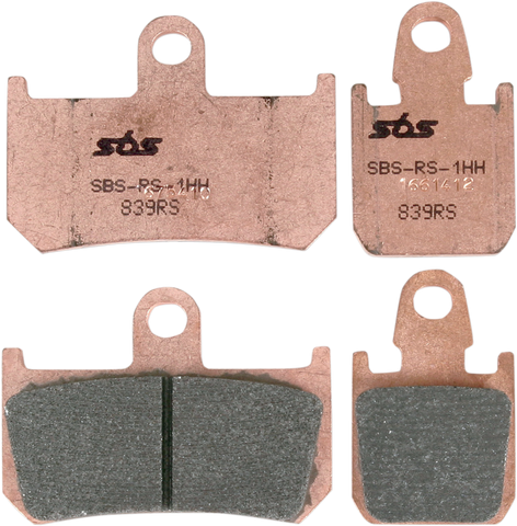 SBS Dual Carbon Brake Pads - YZF-R1 839DC