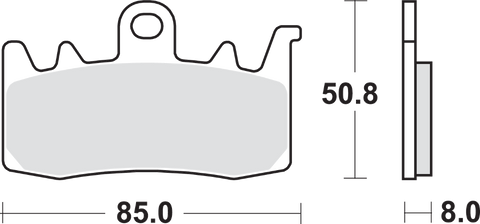 SBS HS Brake Pads - 900HS 900HS