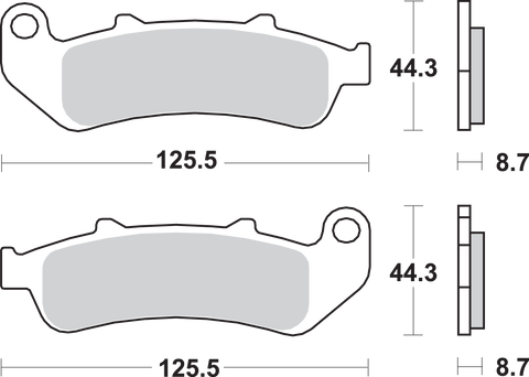 SBS LS Brake Pads - CBR1000F - 685LS 685LS