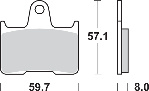 SBS Brake Pads - 715LS 715LS