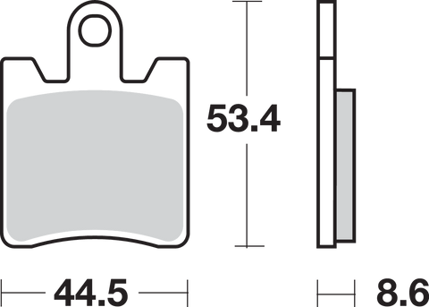 SBS HS Brake Pads - FJR 1300 - 740HS 740HS