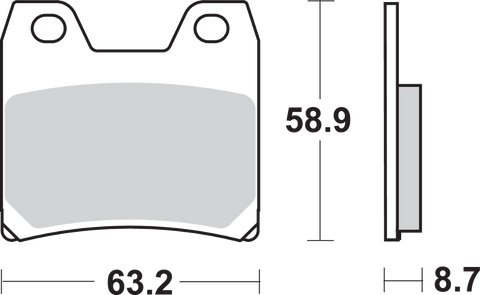 SBS LS Brake Pads - Yamaha - 770LS 770LS