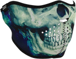 ZAN HEADGEAR Half Mask - Paint Skull WNFM414H