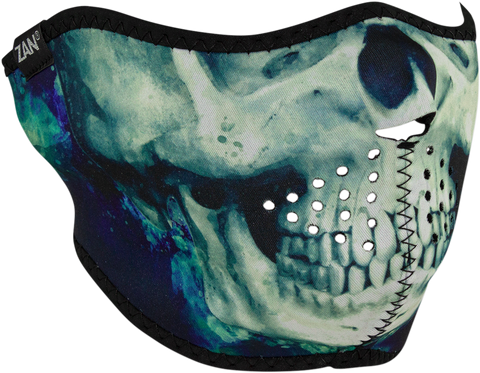 ZAN HEADGEAR Half Mask - Paint Skull WNFM414H