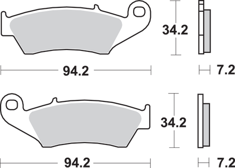 SBS HF Brake Pads 694HF