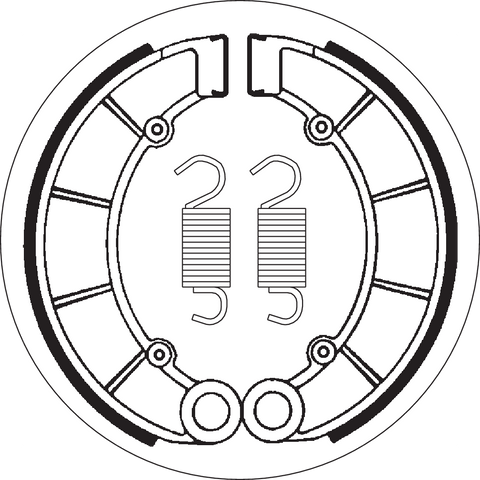 SBS Brake Shoes - Honda 2027