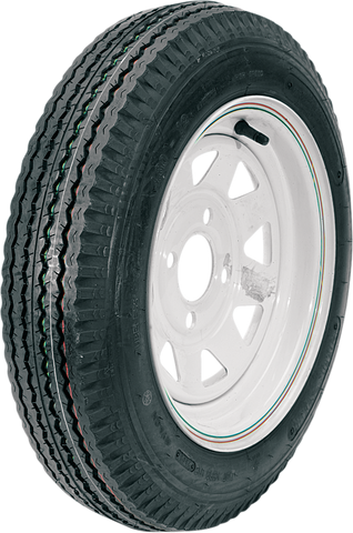KENDA Tire/Wheel - Load Range B - 4.80-12 - 4 Hole - 4 Ply 30540