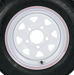 KENDA Tire/Wheel - Load Range C - 5.30-12 - 5 Hole - 6 Ply 30820