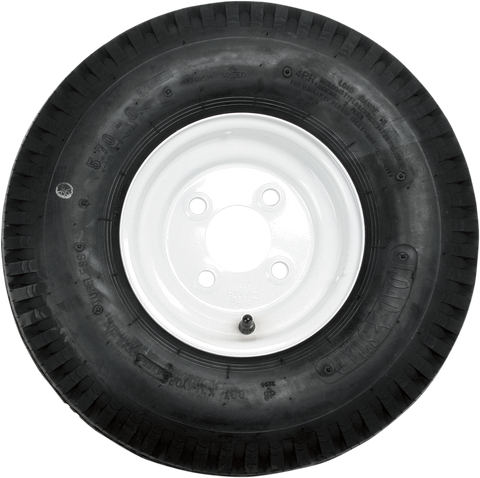 KENDA Tire/Wheel - Load Range B - 5.70-8 - 4 Hole - 4 Ply 30080