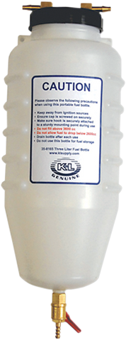 K&L SUPPLY F.I. Rated Fuel Bottle - 3 Liter 35-8165