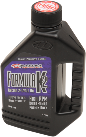 MAXIMA RACING OIL Formula K2 Synthetic Premix - 16 U.S. fl oz. 22916