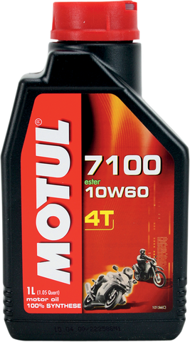MOTUL 7100 4T Synthetic Oil - 10W-60 - 1 L 104100