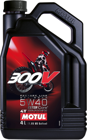 MOTUL 300V Offroad Synthetic Oil - 5W-40 - 4 L 104135
