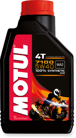 MOTUL 7100 4T Synthetic Oil - 5W-40 - 1 L 104086