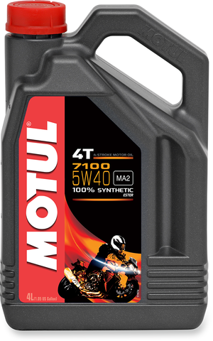 MOTUL 7100 4T Synthetic Oil - 5W-40 - 4 L 104087