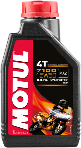 MOTUL 7100 4T Synthetic Oil - 15W-50 - 1 L 104298