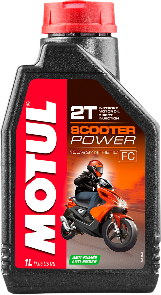 MOTUL Scooter Power 2T Oil - 1 L 105881 – Cascade Tire & Racing Services