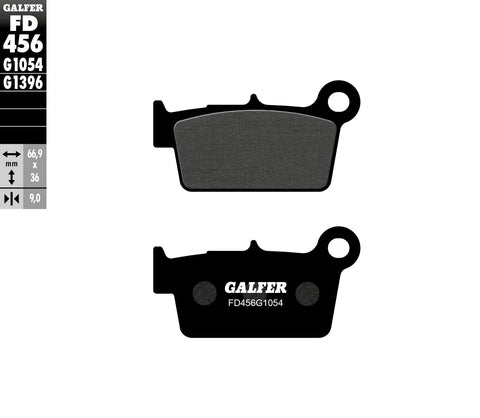 Brake Pads Semi Metallic Fd456g1054