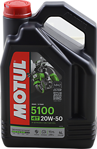 MOTUL 5100 4T Synthetic Blend Oil  - 20W-50 - 4 L 109945
