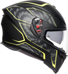 AGV K5 S Helmet - Tornado - Black/Yellow Fluo - MS 210041O2MY00406