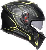 AGV K5 S Helmet - Tornado - Black/Yellow Fluo - MS 210041O2MY00406