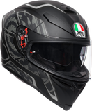 AGV K5 S Helmet - Tornado - Black/Silver - Small 210041O2MY00505