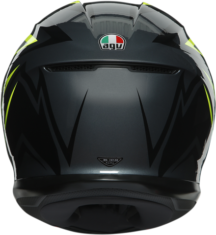 AGV K6 Helmet - Flash - Gray/Black/Lime - Large 216301O2MY01109