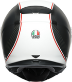 AGV SportModular Helmet - Cover - Matte Gunmetal/White - Large 211201O2IY01314