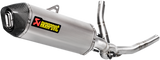 AKRAPOVIC Race Exhaust - Stainless Steel/Titanium 2017-2021 Suzuki V-Strom 650 S-S6R9-WT