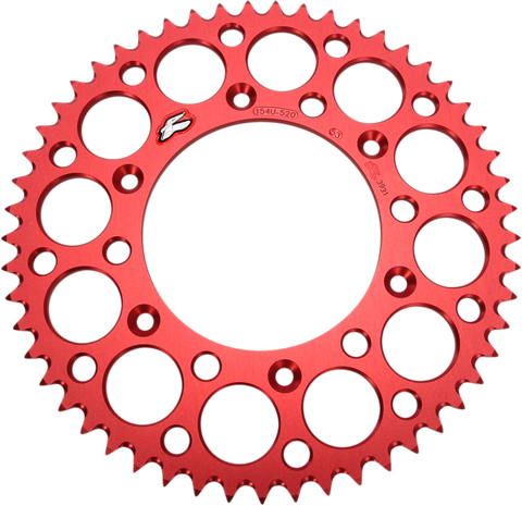 RENTHAL Sprocket - Honda - Red - 53 Tooth 154U-520-53GRRD