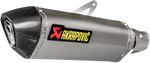 AKRAPOVIC Muffler - 2018-2021 Kawasaki Ninja 400 Titanium S-K4SO5-HRT