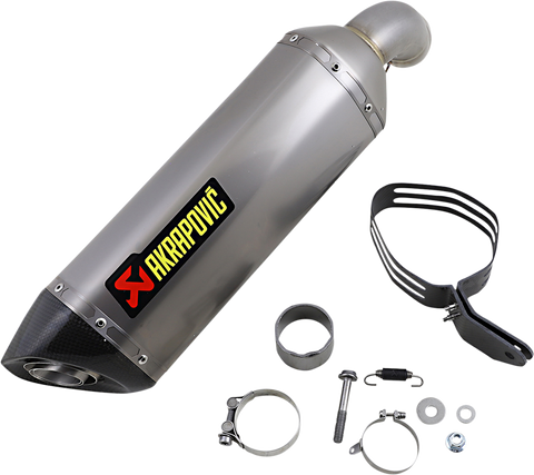 AKRAPOVIC Muffler - 2020-2021 Kawasaki Ninja 1000SX Titanium/Carbon Fiber S-K10SO24-HRT