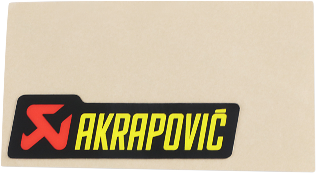 AKRAPOVIC Replacement Sticker P-HST4PO – Cascade Tire & Racing