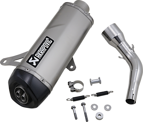 AKRAPOVIC Muffler - Stainless Steel S-VE3SO9-HRSS 2005-2017 Vespa 150, 250, 300