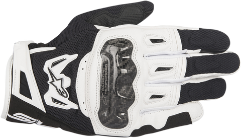 ALPINESTARS SMX-2 Air Carbon V2 Gloves - Black/White - 2XL 3567717-12-2X